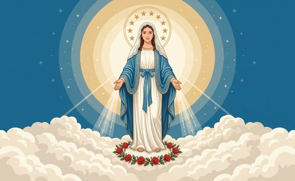 Immaculate Conception - Illustration prière catholique